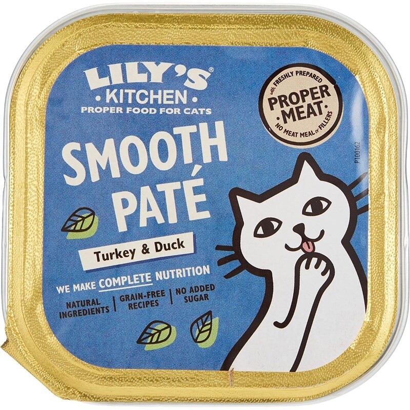 Lily's Kitchen Turkey & Duck Pate Wet Cat Food (85G)