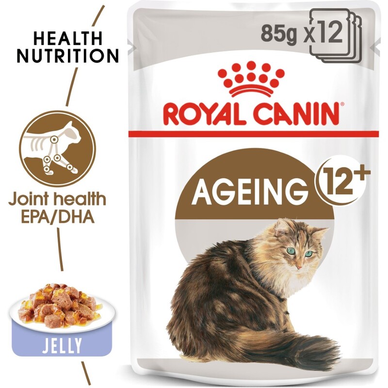 Royal Canin Feline Health Nutrition Ageing +12 Jelly (Wet Food - Pouches)