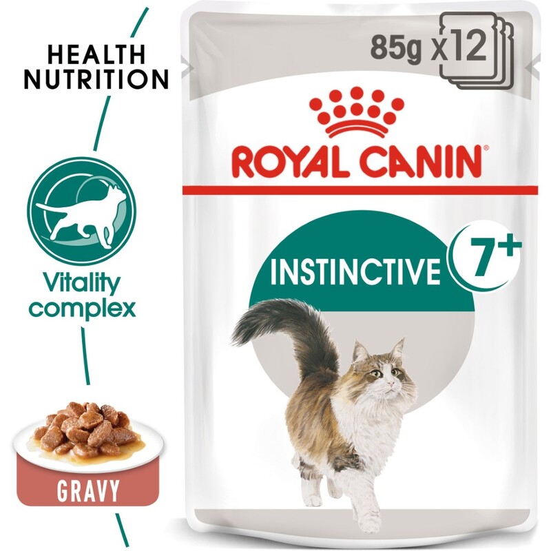 Royal Canin Feline Health Nutrition Instinctive +7 Gravy (Wet Food - Pouches)