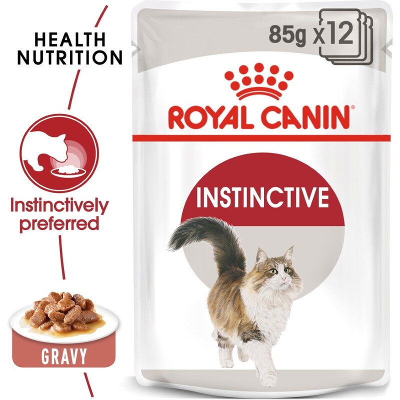 Royal Canin Feline Health Nutrition Instinctive Adult Cats Gravy (Wet Food - Pouches)