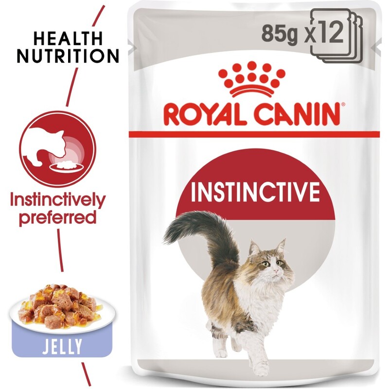 Royal Canin Feline Health Nutrition Instinctive Adult Cats Jelly (Wet Food - Pouches)