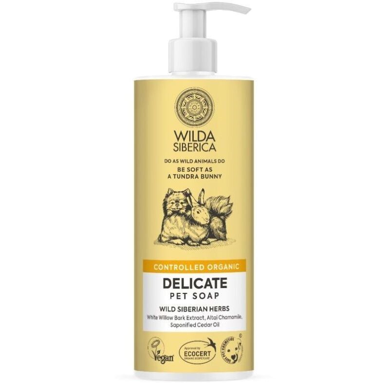 Wilda Siberica Controlled Organic - Natural & Vegan Delicate Pet Soap - 400 ml