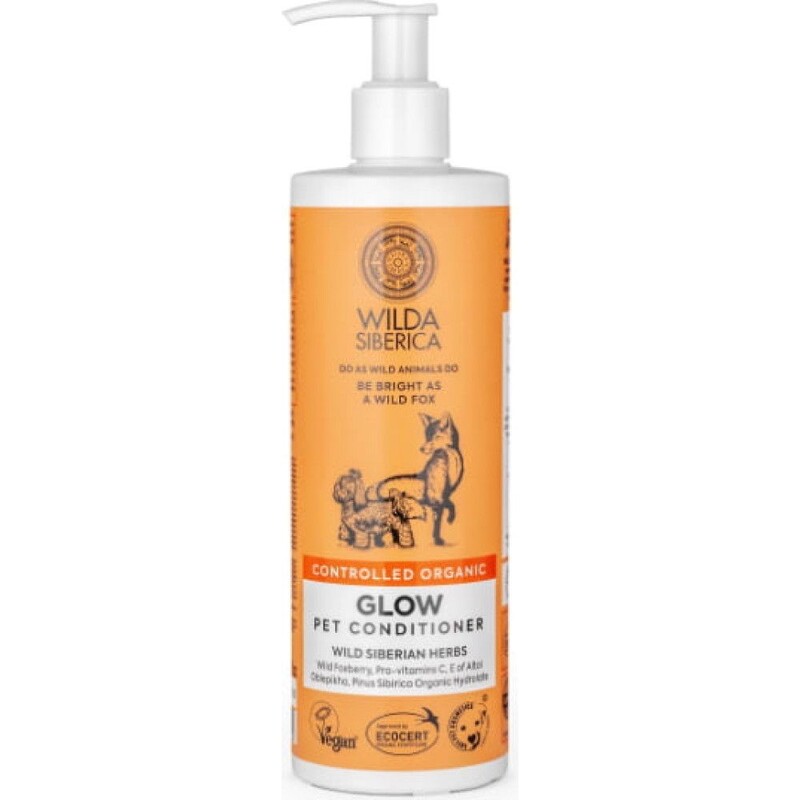 Wilda Siberica Controlled Organic - Natural & Vegan Glow Pet Conditioner - 400 ml