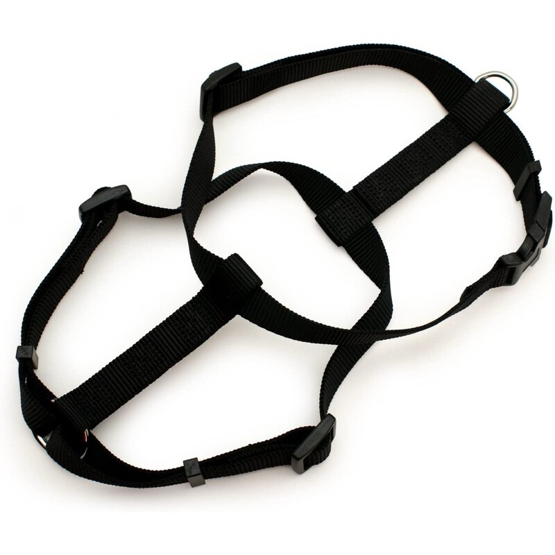 Aspen Pet 22110 Dog Harness - 5/8 By 28 To 36-Inch - Black