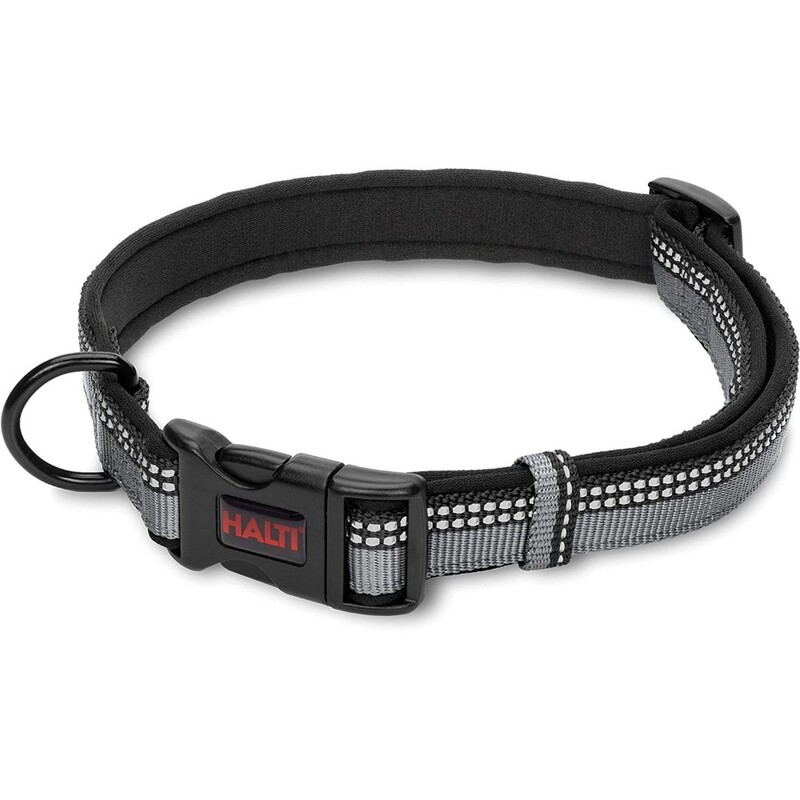 Company of Animals The Company of Animals - Halti Dog Collar - Adjustable and Durable - 3M Reflective Strip - Small - Black