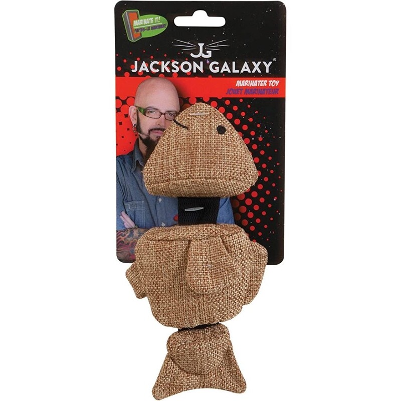 Jackson Galaxy Marinater Toy Sliding Fish - Large