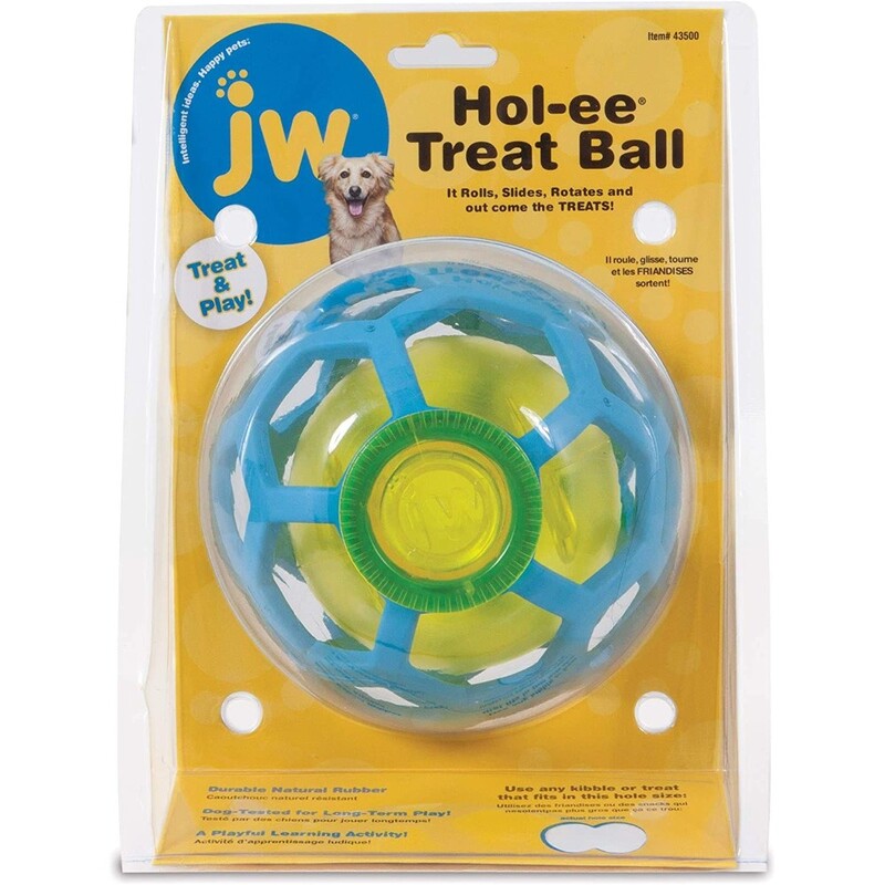 Jw Pet Hol-Ee Treat Ball Dog Chew Puzzle Toy