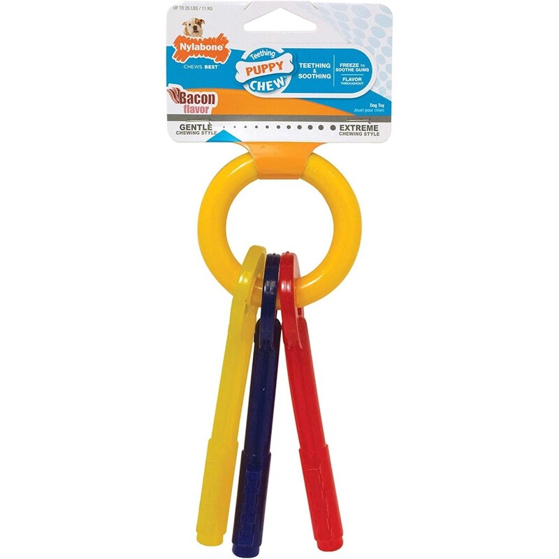 Nylabone Puppy Teething Keys Chew Toys - Extra Small