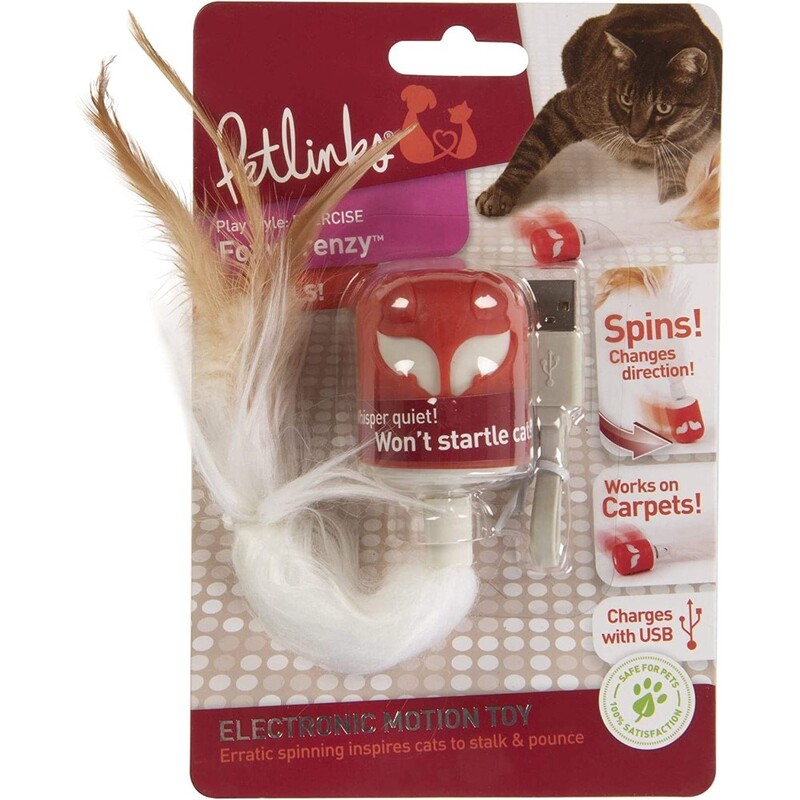 Petlinks Foxy Frenzy Cat Toy - Small - Red