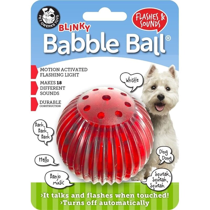 Petmate Blinky Babble Ball Interact