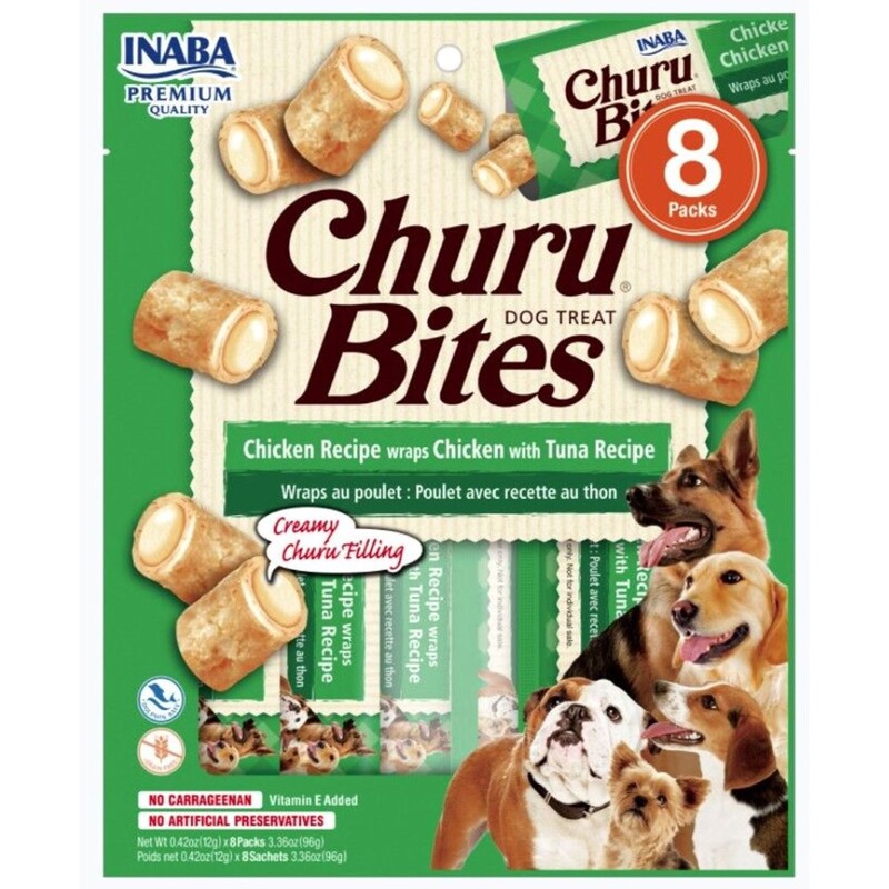 Inaba Churu Chicken Recipe Wraps Chicken with Tuna Recipe 96G/8 Packs Per Pack