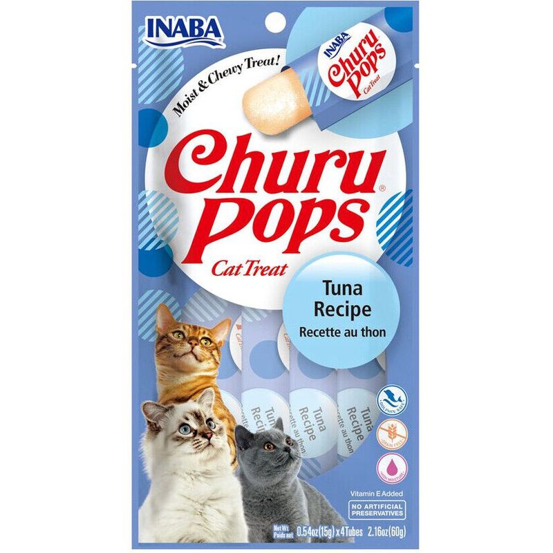 Inaba Churu Inaba Churu Pops Tuna 60 g/4 Sticks Per Pack