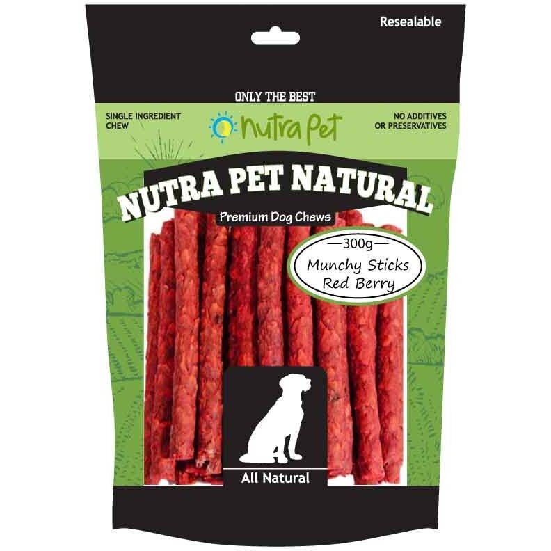 Nutrapet Munchy Sticks (Red Berry) 300 g