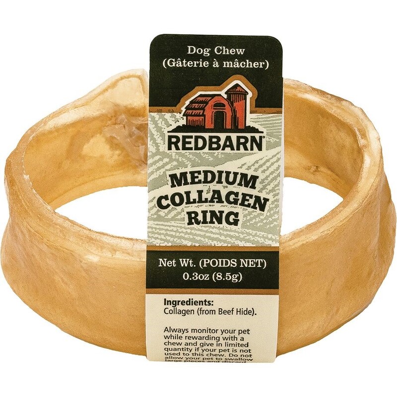 Red Barn Puffed Collagen Ring 3" Chews .3Oz/8.5G