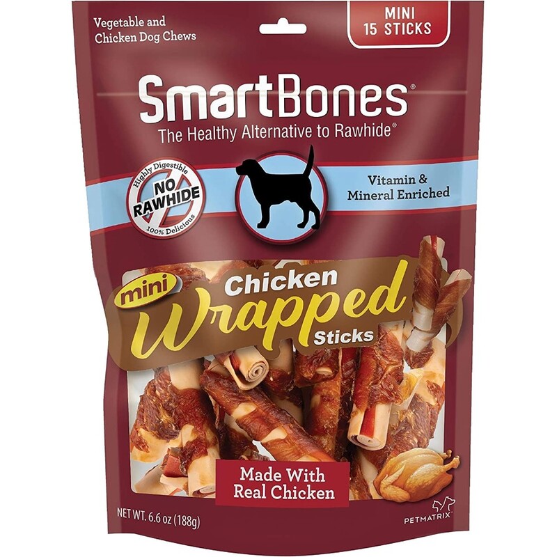 Smartbones Chicken Wrap - Mini Sticks Chicken 9 Pk