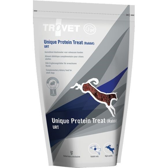 Trovet Unique Protein Dog Treat Rabbit 125G / Urt