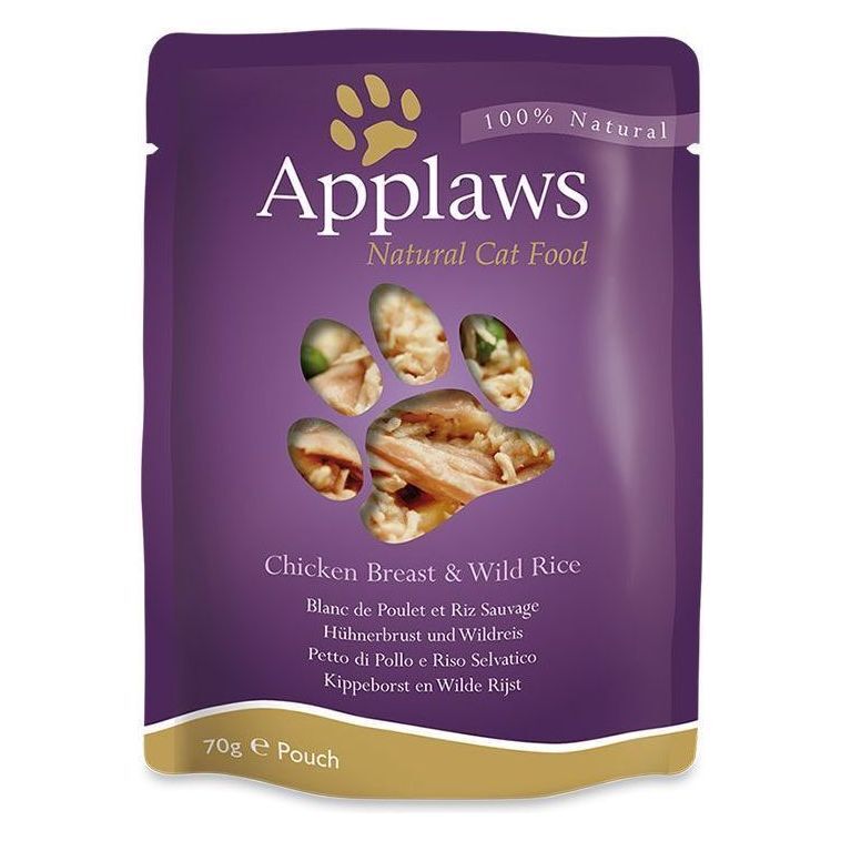 Applaws Cat Chicken with Rice 70g Pouch