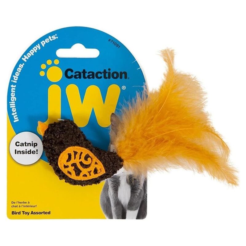Petmate JW Cataction Cat Toy - Bird (with Catnip)