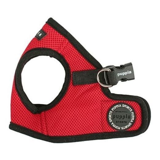 Puppia Soft Vest Harness B Red S Chest 11.8-12.6-Inch