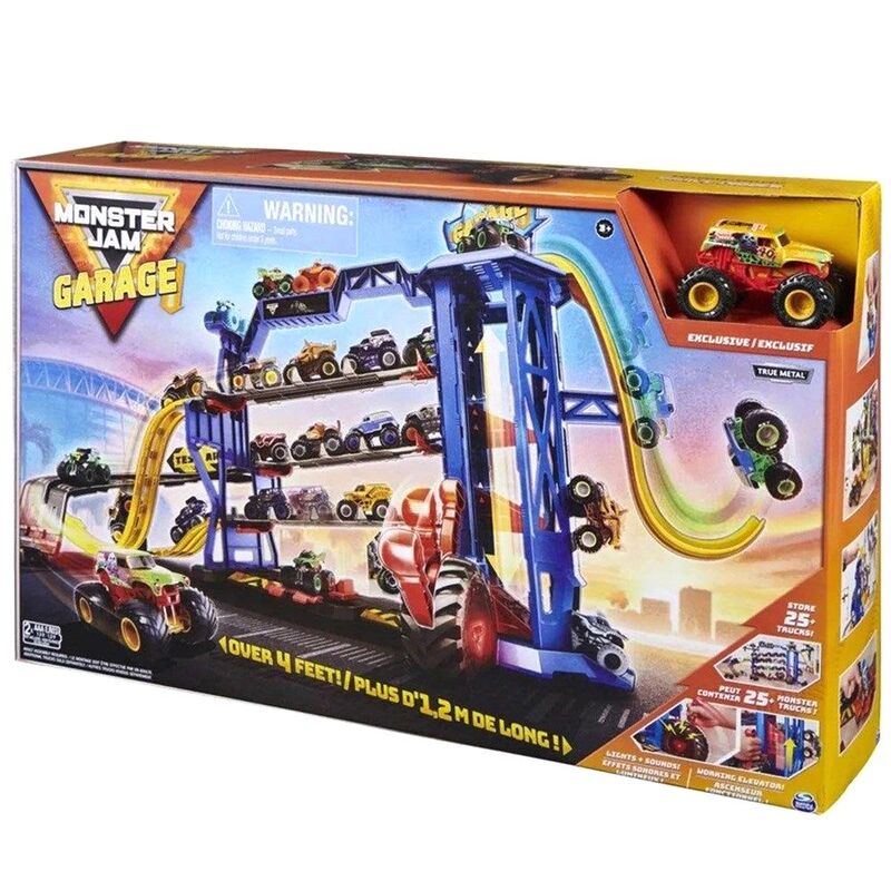 Spin Master Monster Jam 1.64 Monster Garage Playset