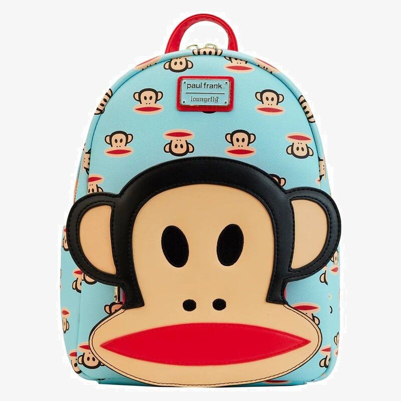 Loungefly Leather Paul Frank Julius Pocket Mini Backpack