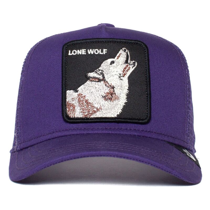 Goorin Bros Lil Lobo Unisex Trucker Caps Purple