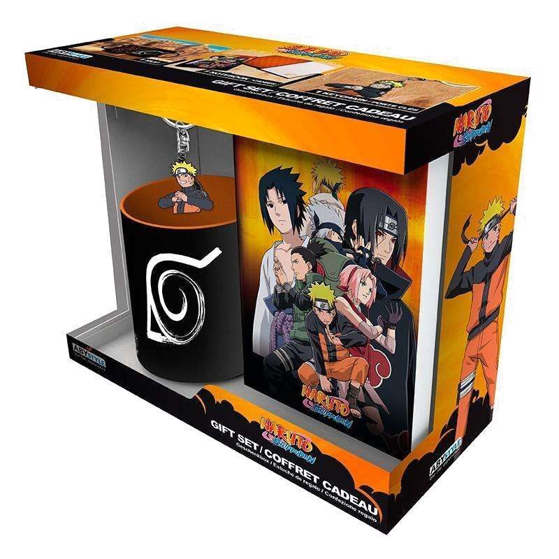 Abystyle Naruto - Naruto Shippuden Gift Set (Mug 250ml + Keychain + Notebook)