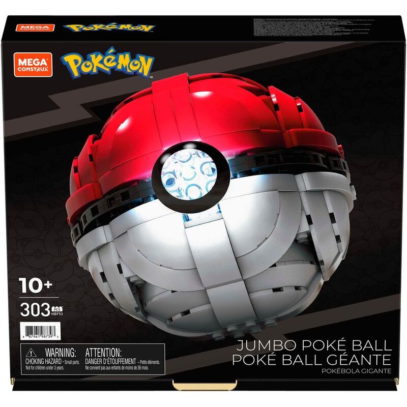 Mega Construx Pokemon Jumbo Poke Ball Building Set HBF53