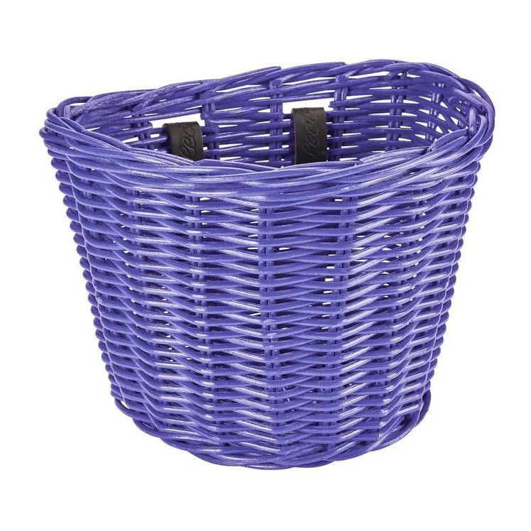 Electra Small Rattan Basket Purple