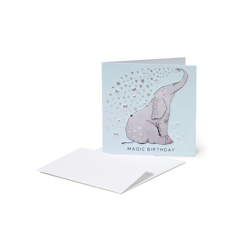 Legami Greeting Card - Small - Elephant (7 x 7 cm)