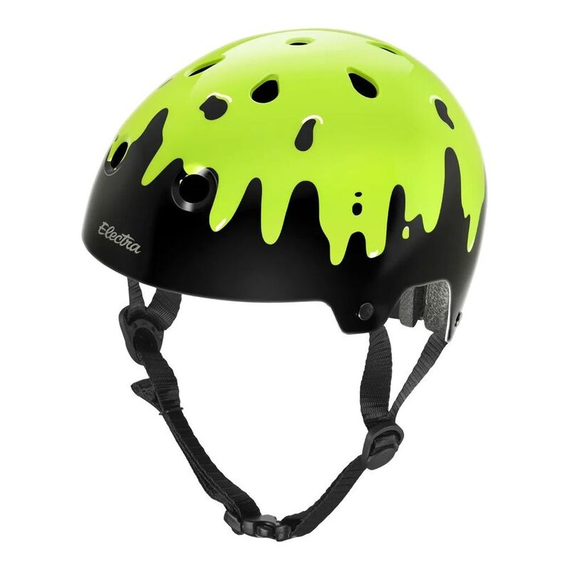 Electra Lifestyle Helmet Slime Black/Green (Size M)