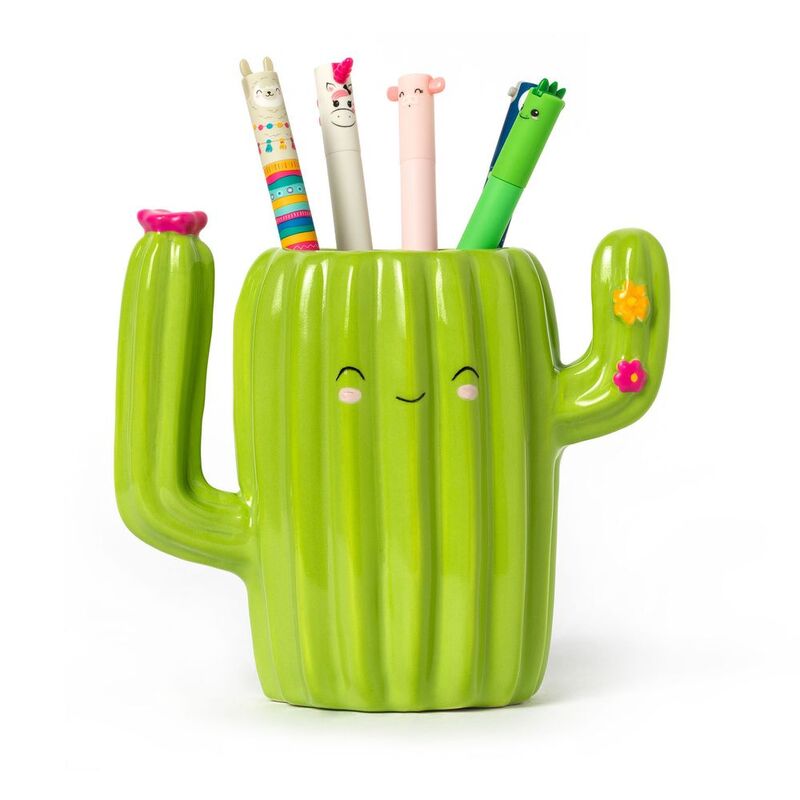 Legami Ceramic Pen Holder - Desk Friends - Cactus