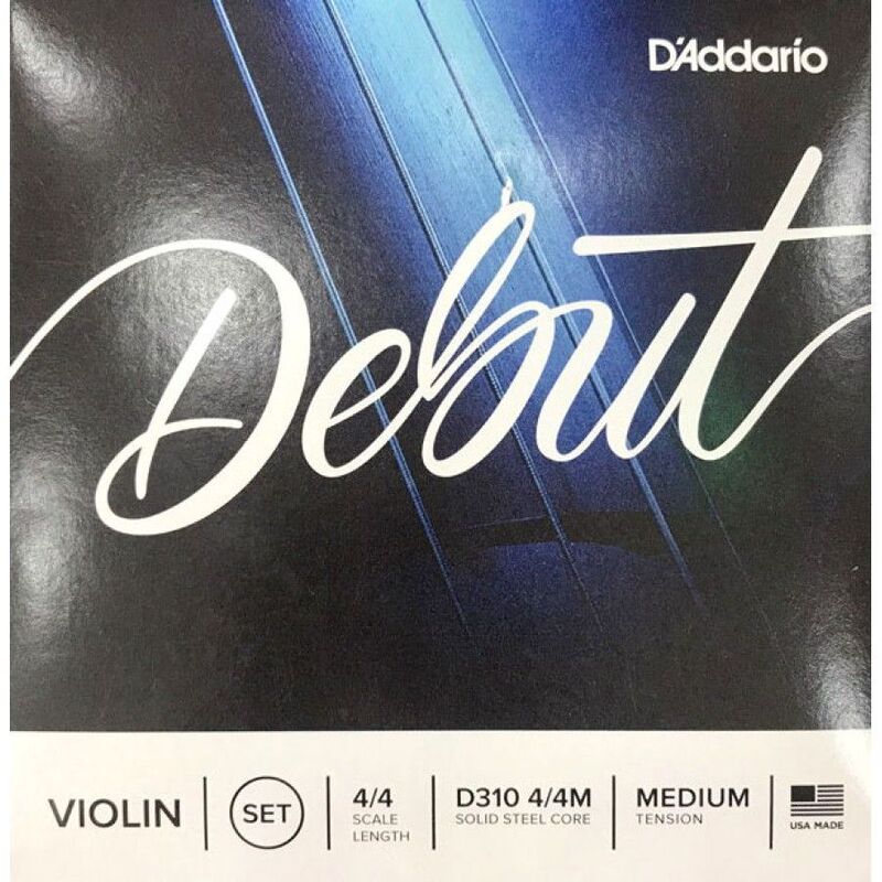 D'Addario Debut Violin String D310 4/4 - Medium