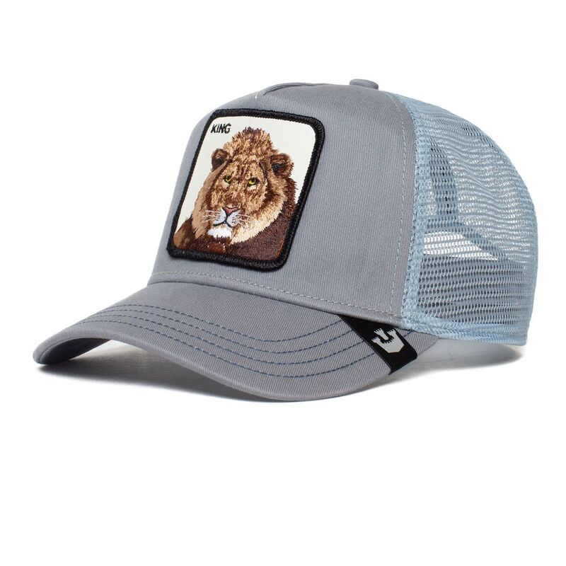 Goorin Bros The King Lion Unisex Trucker Cap - Slate