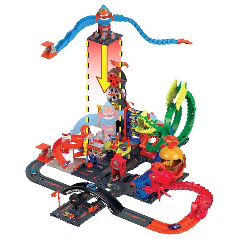 Hot Wheels City Wreck & Ride Gorilla Attack Playset HDR30