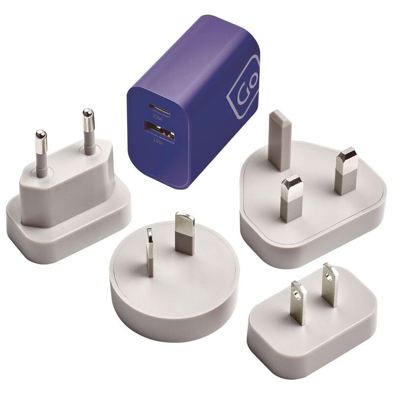 Go Travel Adaptor 576.101 Worldwide USB-C & USB-A 38W Charger