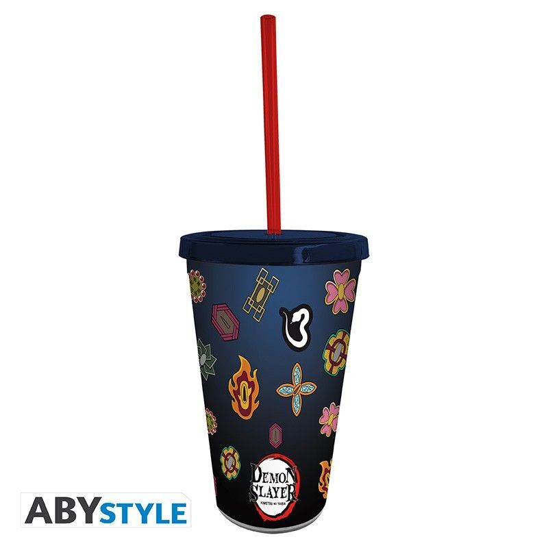 ABYstyle Demon Slayer Pillars Tumbler with Straw 470ml
