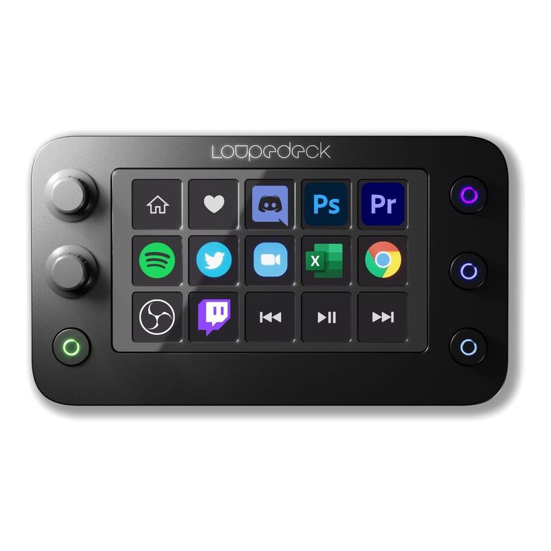 Loupedeck Live S + Editing Console - Black