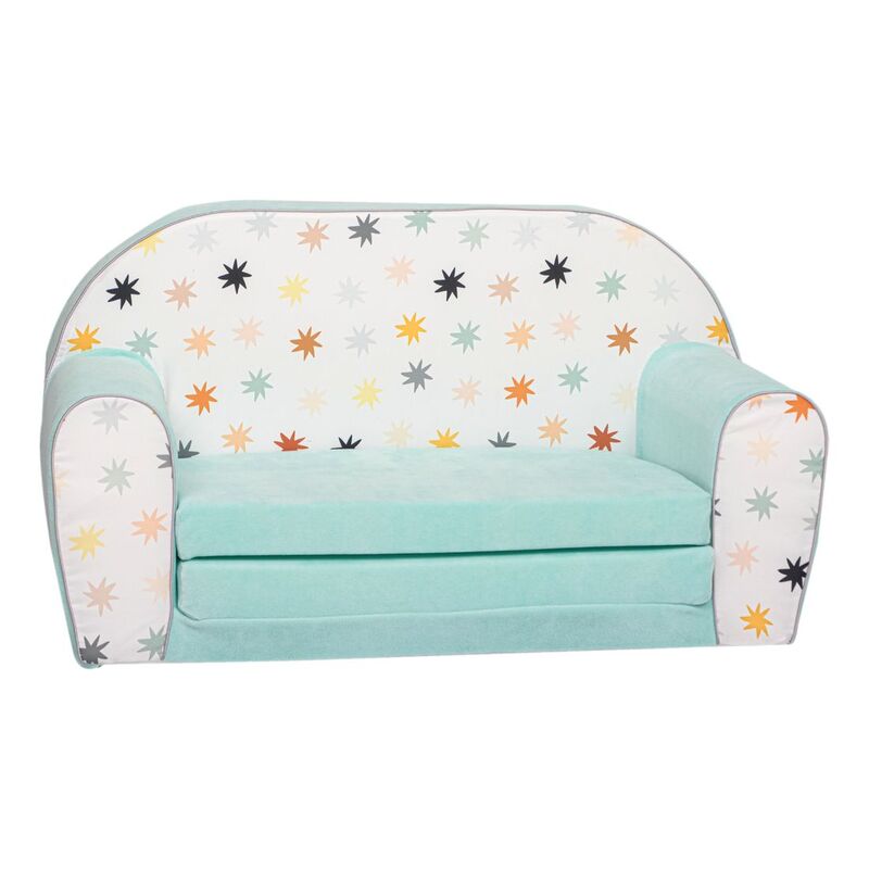 Delsit Stars On Chenille Mint Double Sofa