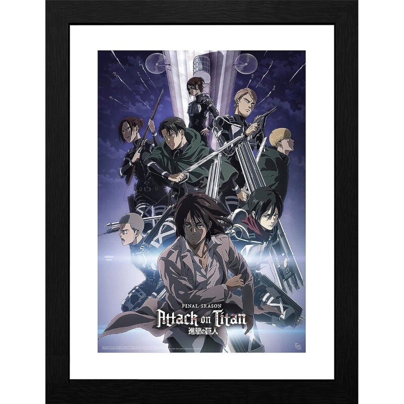 GB Eye Attack on Titan Framed Collector's Print "S4 key art 2" (30 x 40 cm)