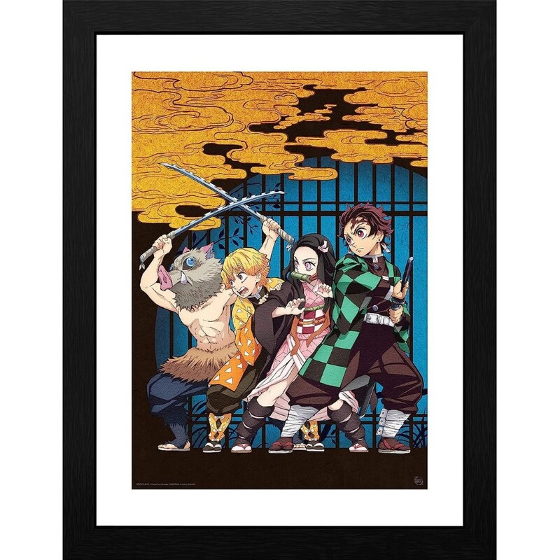 GB Eye Demon Slayer Framed Collector's Print "Key Art" (30 x 40 cm)