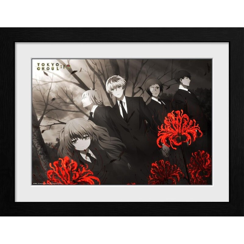 GB Eye Tokyo Ghoul Framed Collector's Print "Red Flowers" (30 x 40 cm)