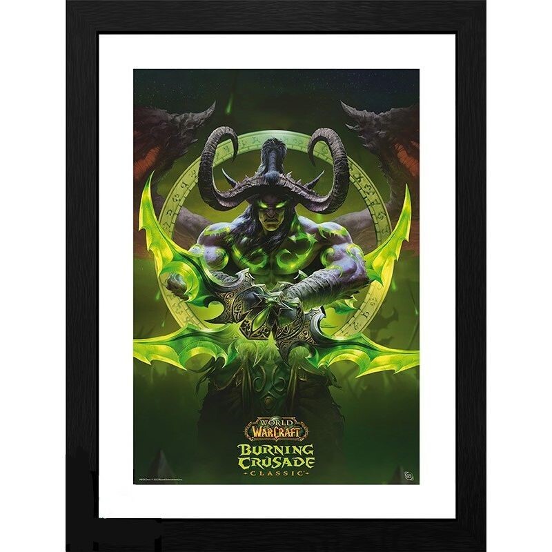 GB Eye World of Warcraft Framed Collector's Print "Illidan" (30 x 40 cm)