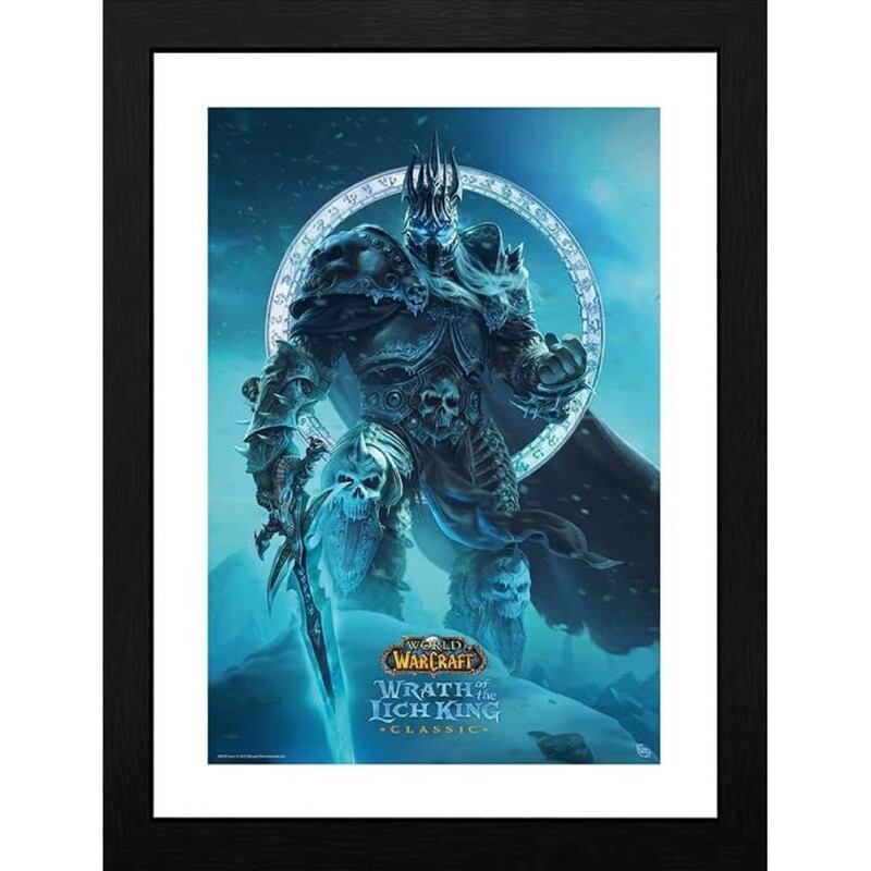 GB Eye World of Warcraft Framed Collector's Print "Lich King" (30 x 40 cm)