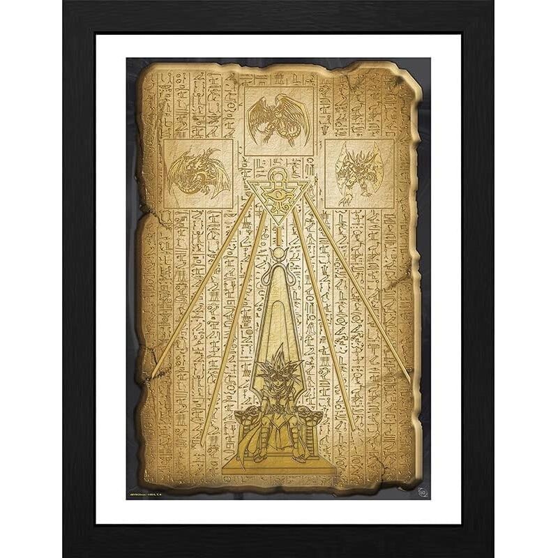 GB Eye Yu-Gi-Oh! Framed Collector's Print "Egyptian Tablet" (30 x 40 cm)
