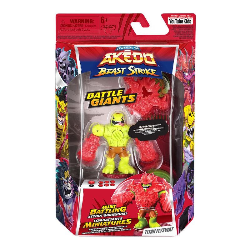 Legends Of Akedo Beast Strike Battle Giants Titan Flyswat Single Pack 15213