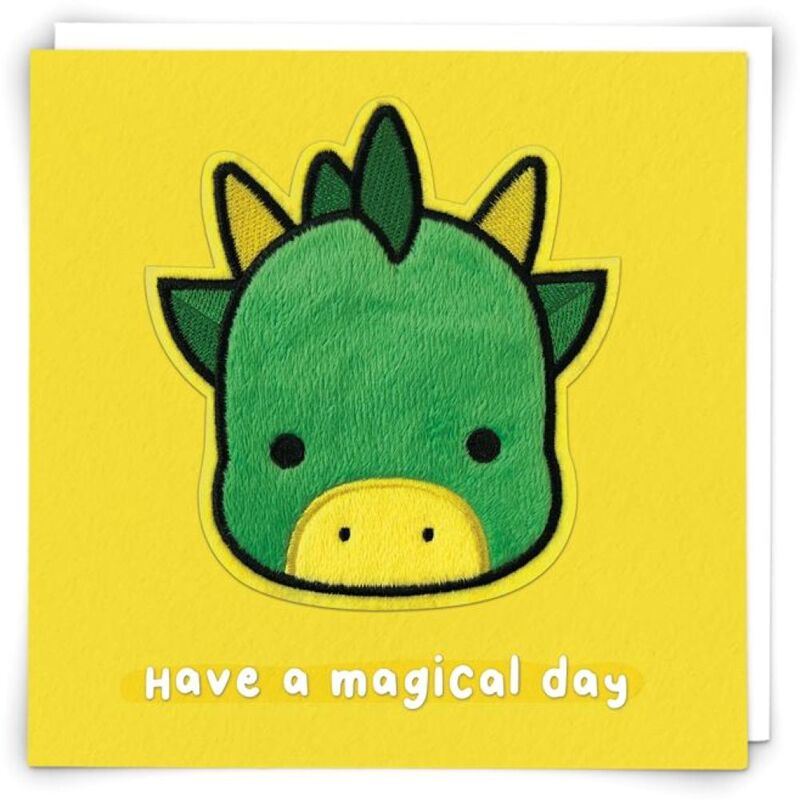 Redback Cards Dexter Dragon Happy Birthday Greeting Card (16 X 16 Cm)