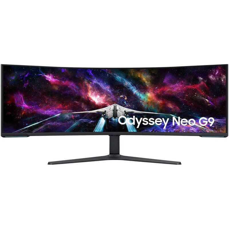 Samsung Odyssey Neo G9 G95NC 1MS-240Hz/ Dual UHD/VA Panel 57-Inch Curved Gaming Monitor - LS57CG952 - Black/White