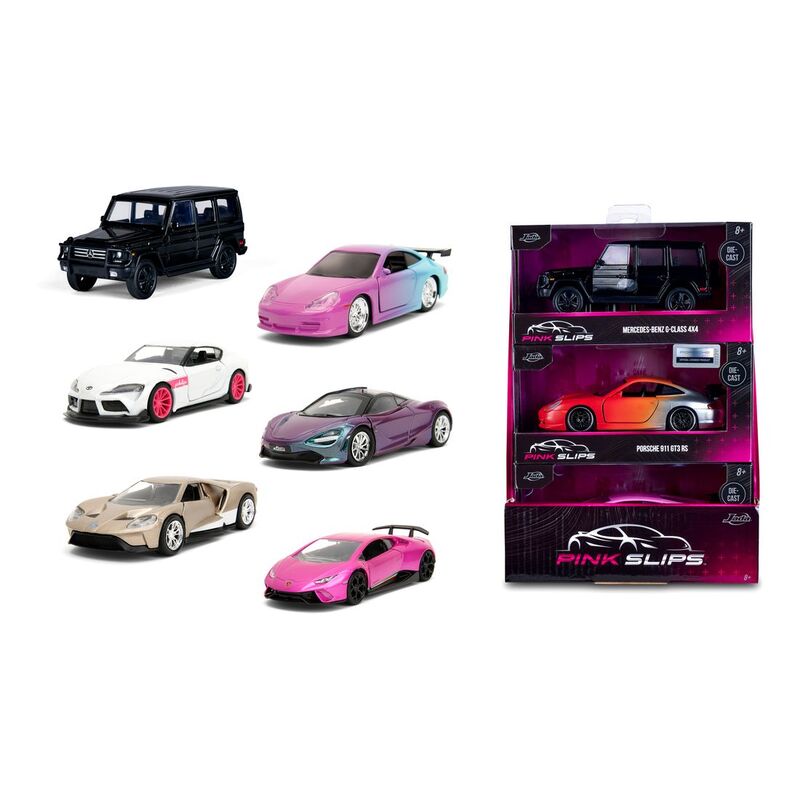 Jada Toys Pink Slips 1.32 Scale Diecast Car (Assorted - Includes 1)
