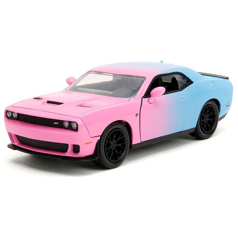 Jada Toys Pink Slips 2015 Dodge Challenger SRT Hellcat Diecast Model Car 1.24 Scale